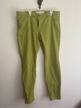 Joe Fresh Chartreuse Slim Pants
